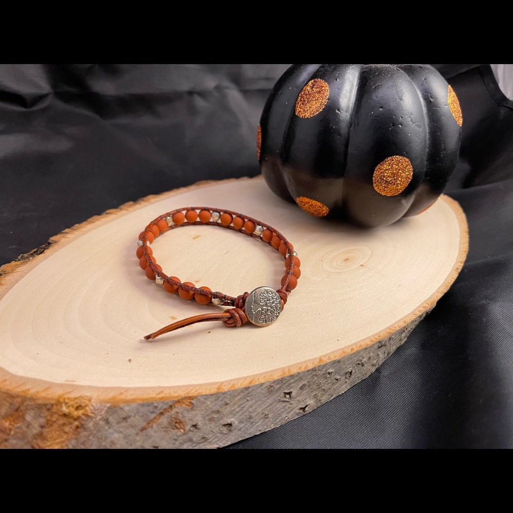 Handmade beaded bracelet